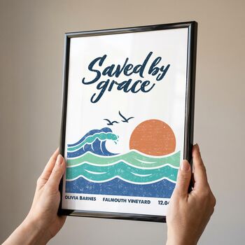 Personalised Adult Baptism Print All Things New, 10 of 10
