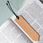Personalised Leather Bookmark For Him, thumbnail 4 of 5