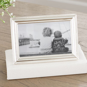 Silver Picture Frame With Beaded Edge, 3 of 7