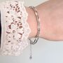 Moonstone And Pearl Double Stranded Bracelet, thumbnail 1 of 6