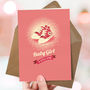 ‘All Star Baby’ Baby Girl Card, thumbnail 1 of 5