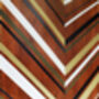 Salvaged Wood Wall Hanging With Geometric Design, thumbnail 2 of 2