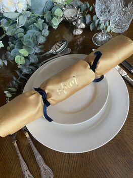 Personalised Reusable Gold Christmas Crackers, 2 of 6