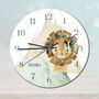 Jungle Lion Personalised Clock, thumbnail 5 of 6