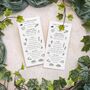 Wedding Doodles Menu Card, thumbnail 7 of 9