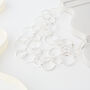 Interlinked Three Tier Hoop Ring Necklace, thumbnail 2 of 3