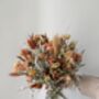 Spring Meadow Dried Flower Bouquet In Terracotta, thumbnail 2 of 4