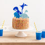 Children's Blue Dinosaurs Party Cake Topper Collection, thumbnail 1 of 3