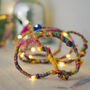 Recycled Sari Silk Fairy Light String, thumbnail 1 of 9