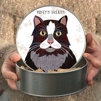 Cat Tin With Nine Personalised Designs, 7 of 9