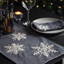 Grey Snowflake Table Runners, thumbnail 1 of 3