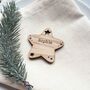 Christmas Place Name Setting Star, thumbnail 6 of 7