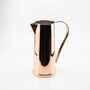 Handmade Solid Copper Pitcher, Tin Lined Inside, thumbnail 1 of 9
