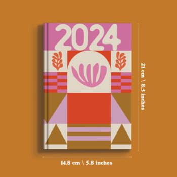 2024 Diary | A5 Hardcover Week To View | Mexicana, 11 of 11