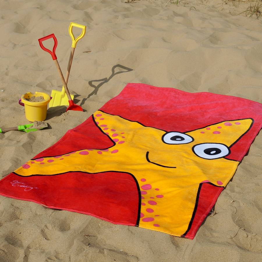 Sally The Starfish Beach Towel, 1 of 8