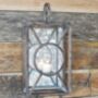 Aged Mirrored Wall Candle Lantern For Home Or Garden, thumbnail 1 of 2