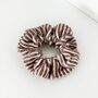Towel Scrunchie Chestnut Stripes, thumbnail 1 of 2