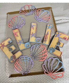 Set Of Six Seashell Shapes For Wall Decor, 8 of 9