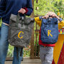 Adult And Child Personalised Initial Backpack Set, thumbnail 8 of 8