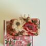 Florence Printed Embroidered Clutch Bag, thumbnail 8 of 8