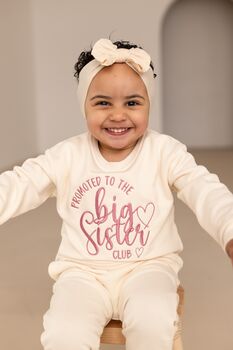 Promoted To The Big Brother/Big Sister Club Pregnancy Announcement Sweatshirt, 3 of 7