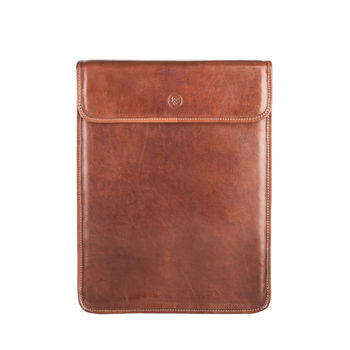 Fine Leather Shirt Carrier Case. 'The Sepino', 4 of 12