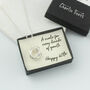 60th Birthday Sterling Silver Ring Necklace, thumbnail 5 of 6