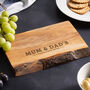 Personalised Wood Charcuterie Board For Couples, thumbnail 1 of 8