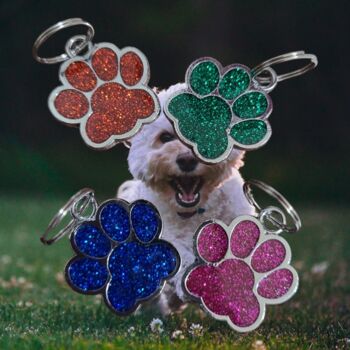 Paw Print Engraved Dog Tag, 5 of 5