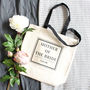 'Mother Of The Bride' Wedding Tote Bag, thumbnail 1 of 4