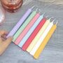 Pastel Dinner Candles Soy Wax Taper Candle, thumbnail 6 of 7