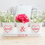 Personalised Heart Tray And Pots, thumbnail 1 of 5