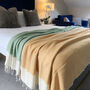 Personalised Cotton Throw, Sustainable Gift, thumbnail 5 of 12