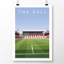 Southampton The Dell Milton Road End Poster, thumbnail 2 of 7