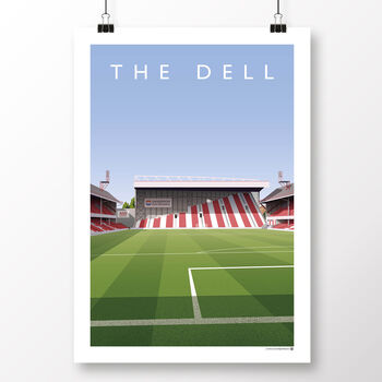Southampton The Dell Milton Road End Poster, 2 of 7