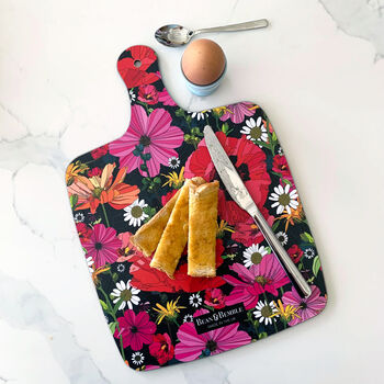 Summer Poppies Melamine Chopping Board Two Sizes, 12 of 12