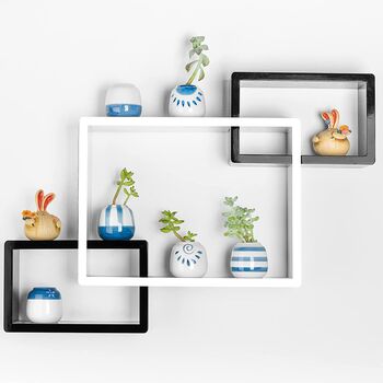 Set Of Six Mini Ceramic Japanese Style Plant Pot, 2 of 4