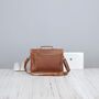 Vegetable Tanned Genuine Leather Laptop Bag, thumbnail 3 of 12