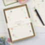 Floral Letter Writing Notecards, thumbnail 7 of 7
