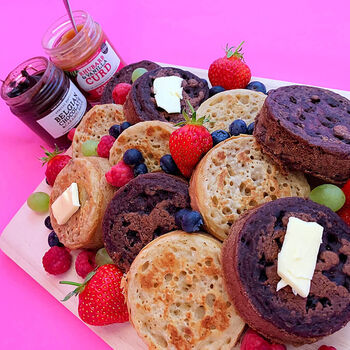 Handmade Flavoured Artisan Crumpets Mix And Match, 2 of 12