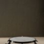 Round Brass Tray With Three Horse Base Mirrored Surface, thumbnail 2 of 6