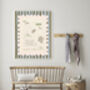 Babar The Elephant Nursery Art Print, thumbnail 2 of 3