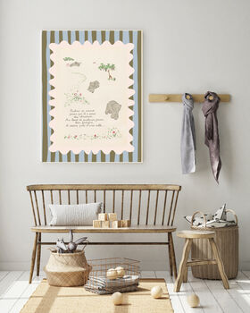 Babar The Elephant Nursery Art Print, 2 of 3