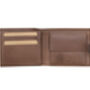 Personalised Brown English Leather Wallet Trifold Mens, thumbnail 6 of 10