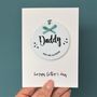 Fathers Day Luxury Card And Ceramic Decoration, thumbnail 2 of 3