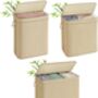 Laundry Basket Bamboo Hamper With Lid, thumbnail 5 of 5