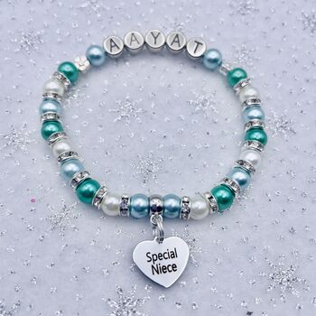 Personalised Niece Charm Bracelet, 2 of 12