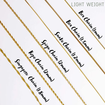 Mix Weight Chunky Rope Chain Layered Multi Necklace, 9 of 12