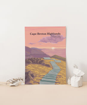 Cape Breton Highlands National Park Travel Poster, 2 of 8