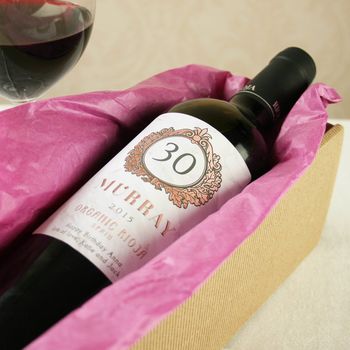 Marble 'Chateau' Personalised Wine, 3 of 6